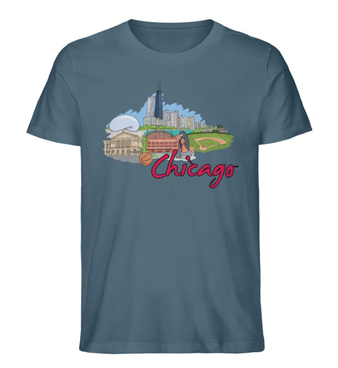 Chicago - Herren Premium Organic Shirt - AQ.Vogue