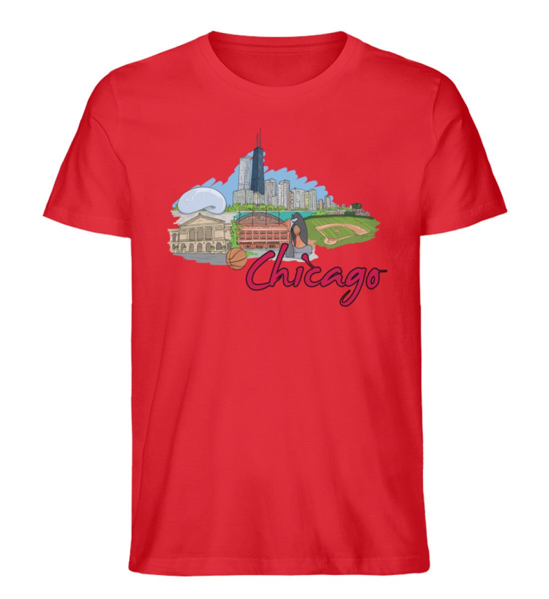 Chicago - Herren Premium Organic Shirt - AQ.Vogue