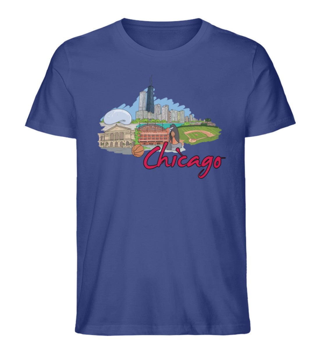 Chicago - Herren Premium Organic Shirt - AQ.Vogue