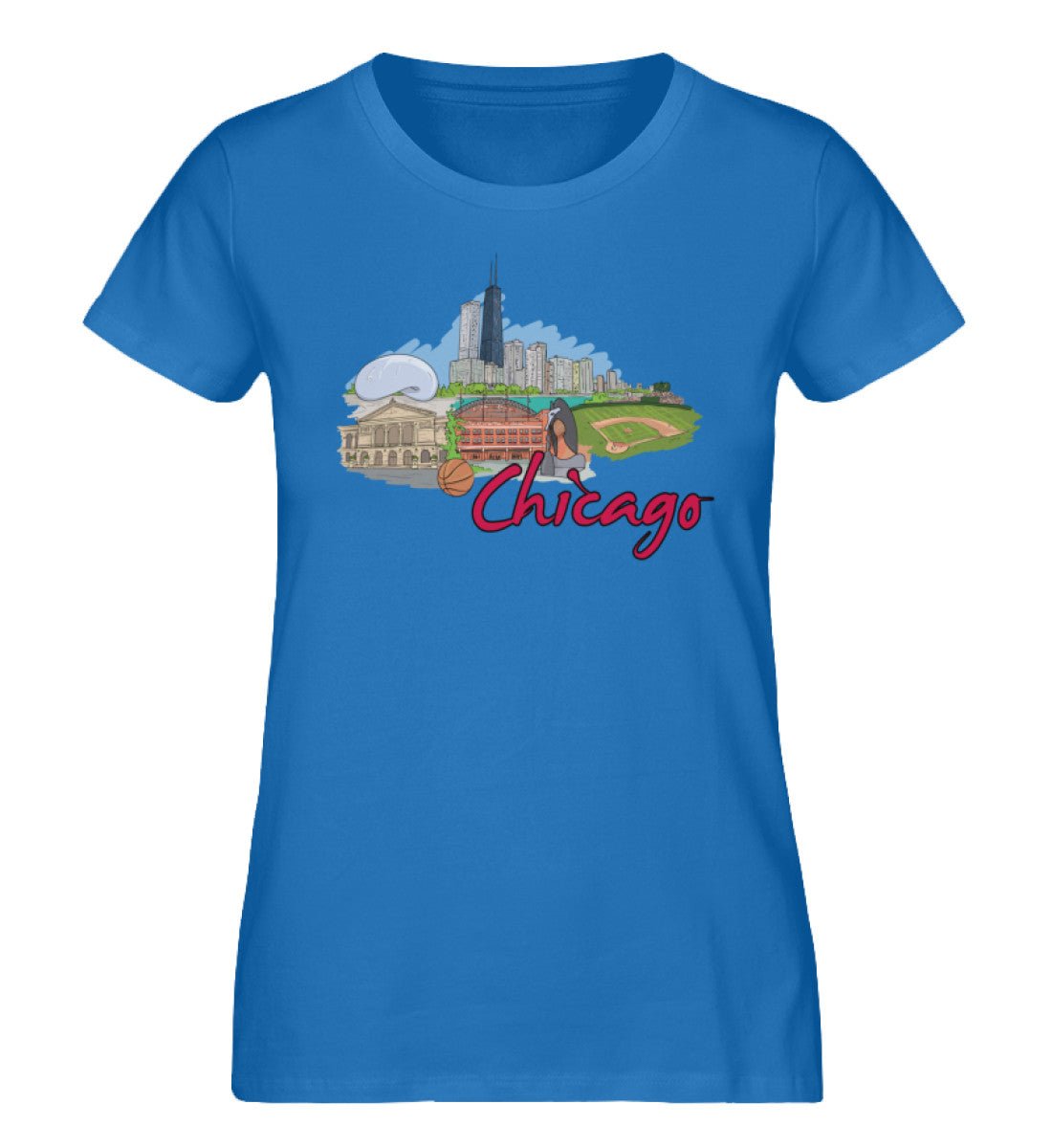 Chicagoo - Damen Premium Organic Shirt - AQ.Vogue