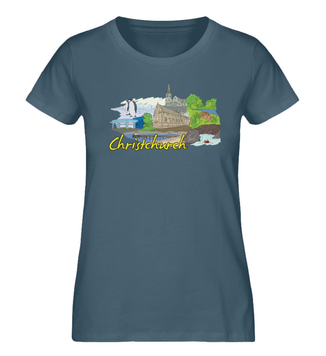 Christchurch - Damen Premium Organic Shirt - AQ.Vogue