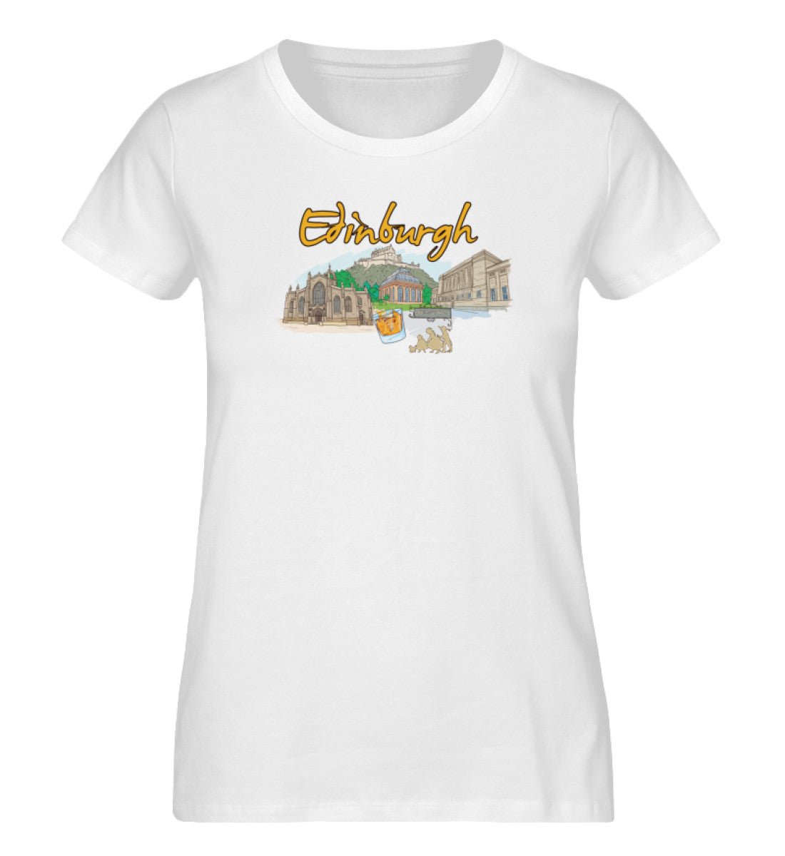 Edinburgh - Damen Premium Organic Shirt - AQ.Vogue