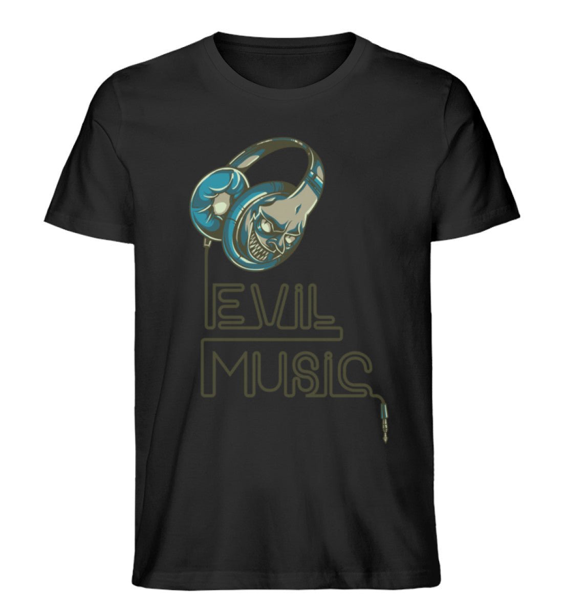 Evil Music - Herren Premium Organic Shirt - AQ.Vogue