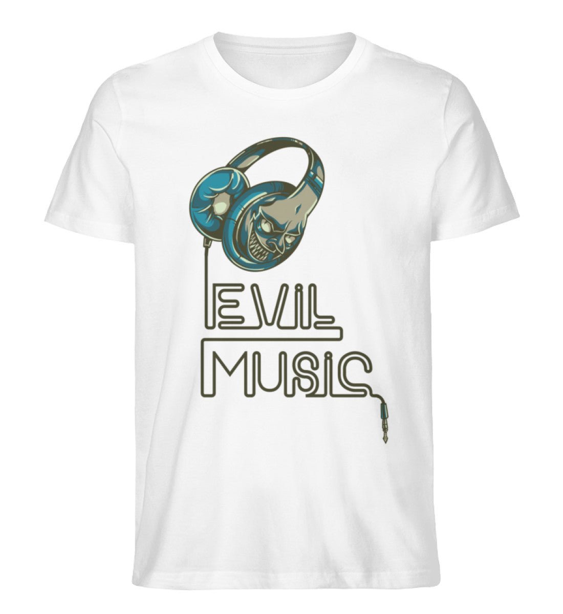 Evil Music - Herren Premium Organic Shirt - AQ.Vogue