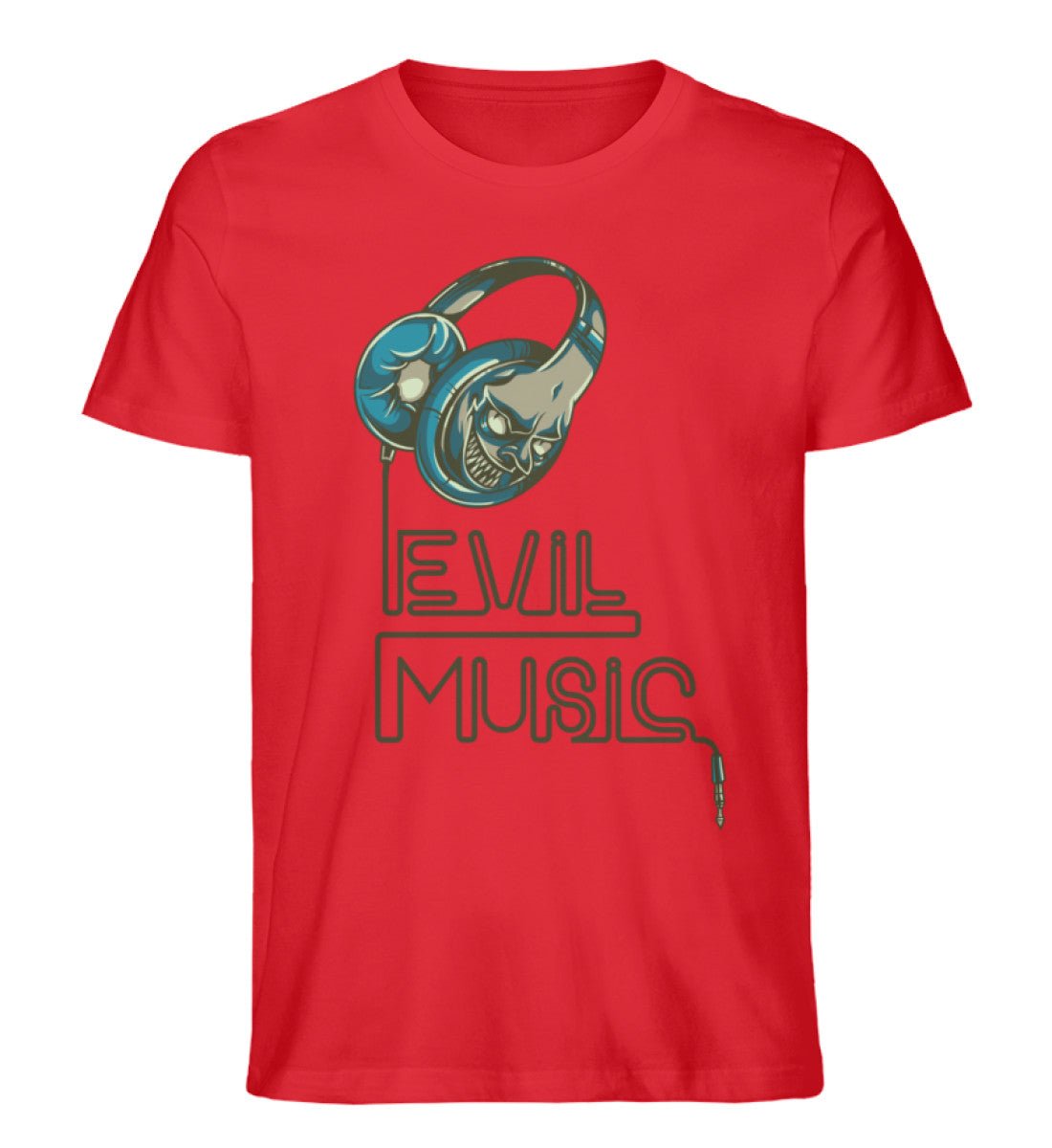 Evil Music - Herren Premium Organic Shirt - AQ.Vogue