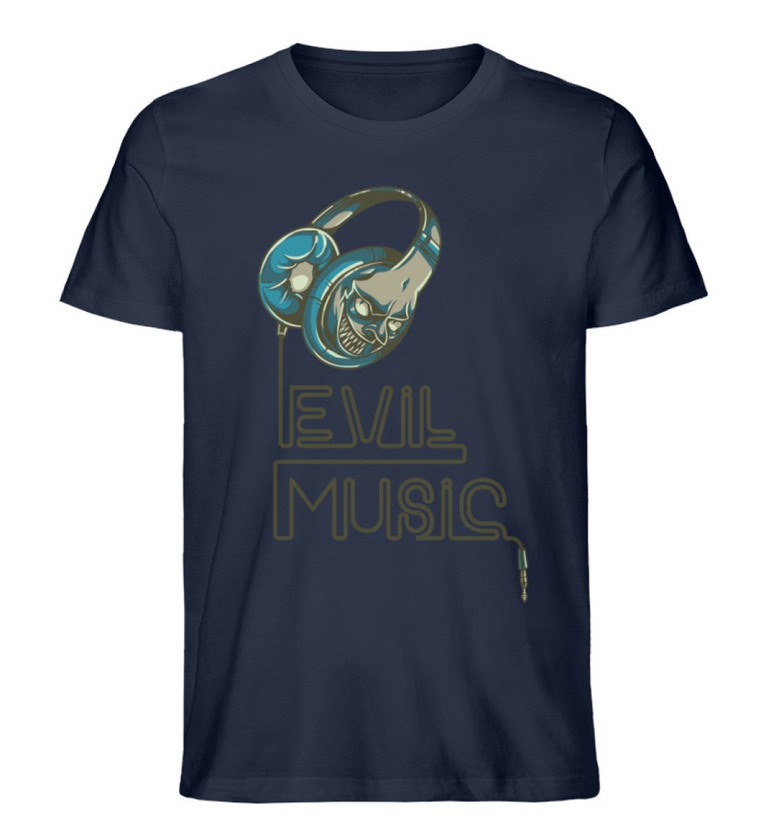 Evil Music - Herren Premium Organic Shirt - AQ.Vogue