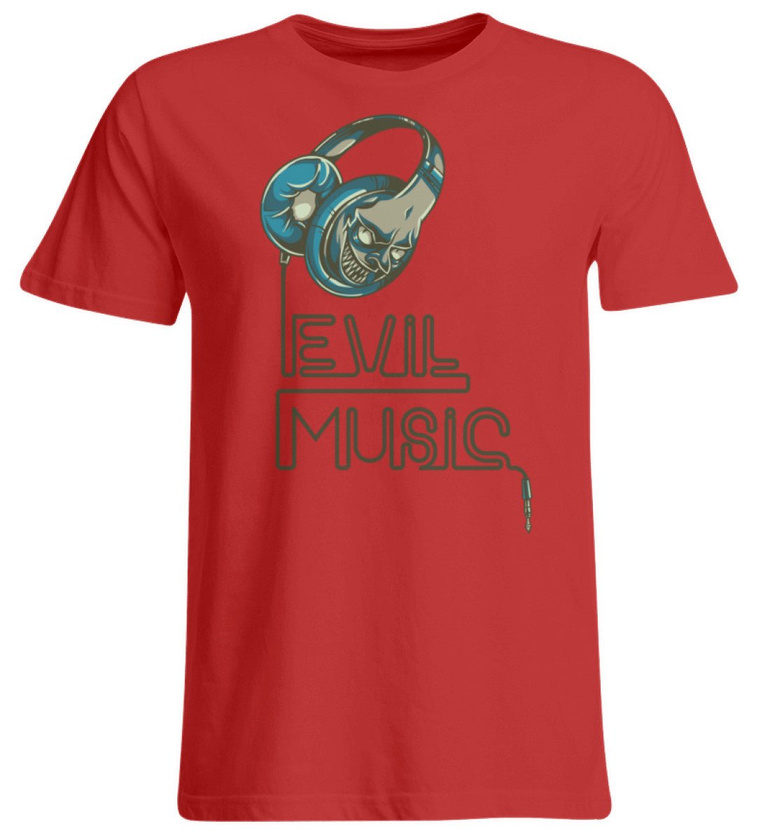 Evil Music - Übergrößenshirt - AQ.Vogue