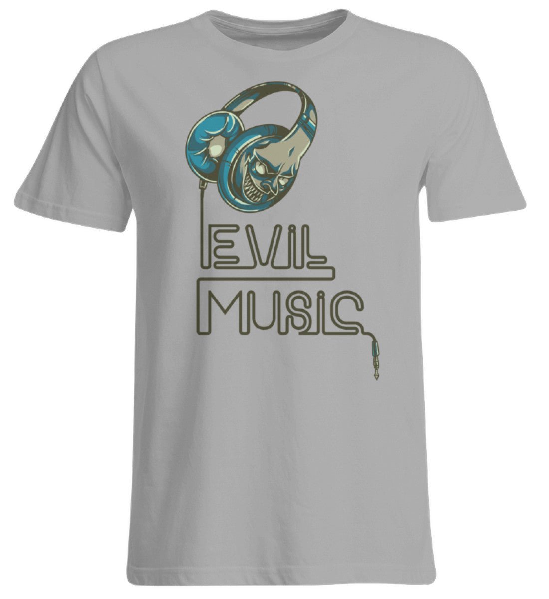 Evil Music - Übergrößenshirt - AQ.Vogue