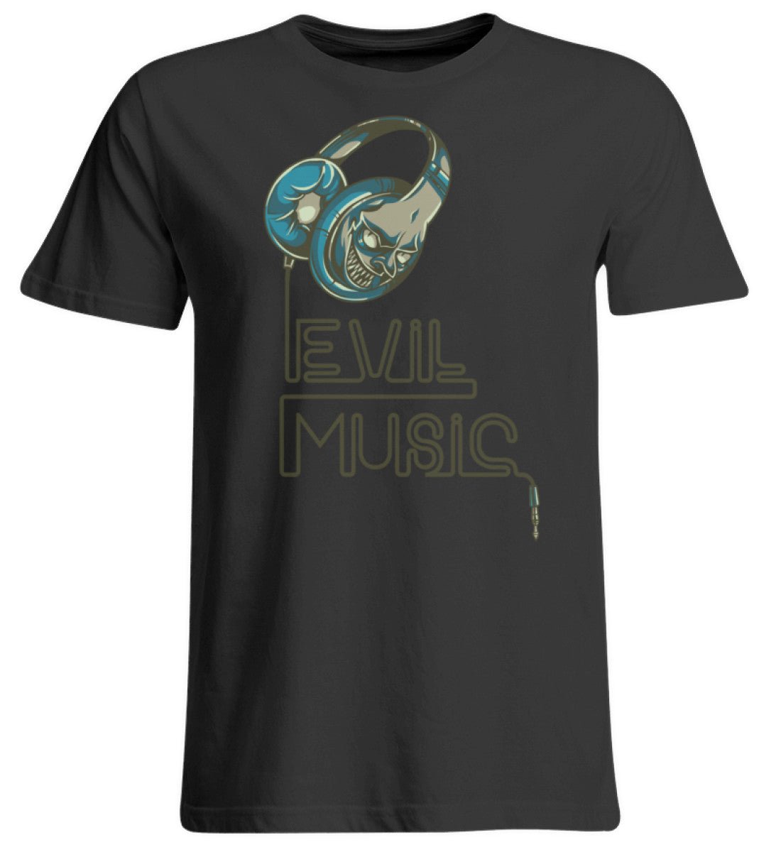 Evil Music - Übergrößenshirt - AQ.Vogue