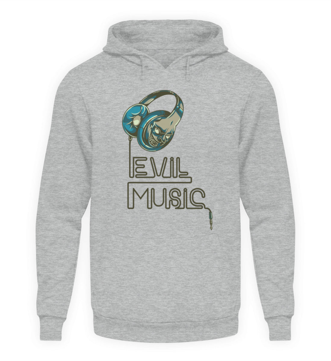 Evil Music - Unisex Kapuzenpullover Hoodie - AQ.Vogue