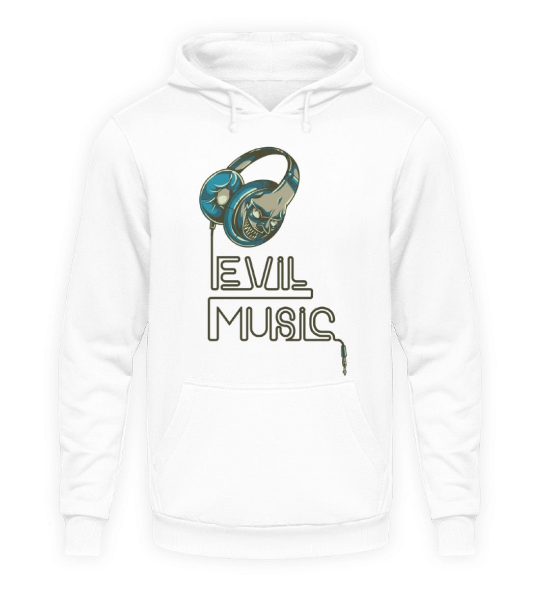 Evil Music - Unisex Kapuzenpullover Hoodie - AQ.Vogue