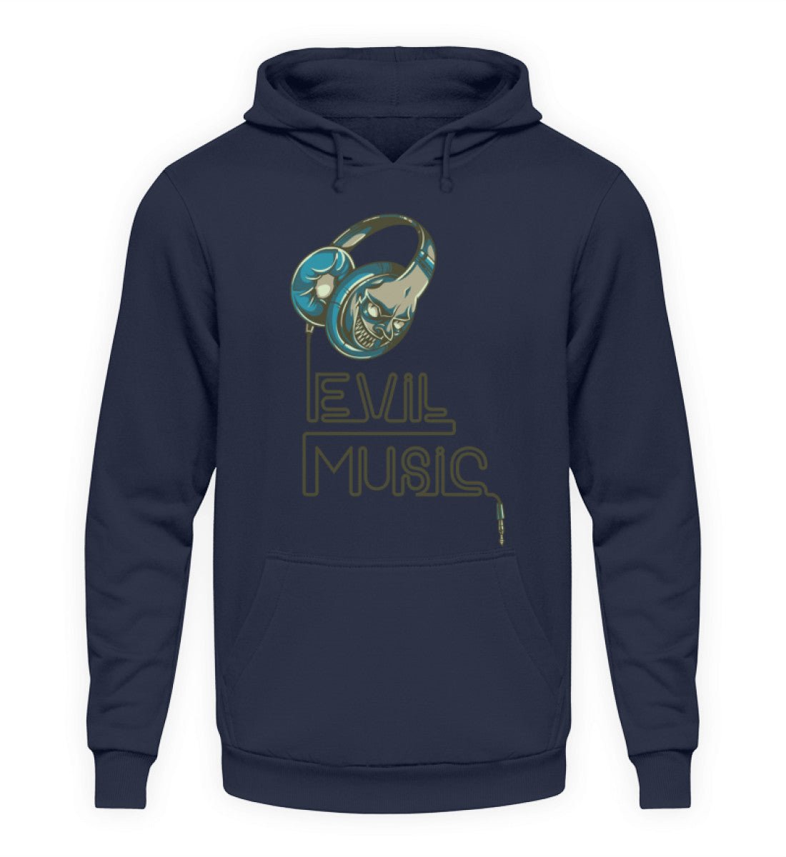 Evil Music - Unisex Kapuzenpullover Hoodie - AQ.Vogue