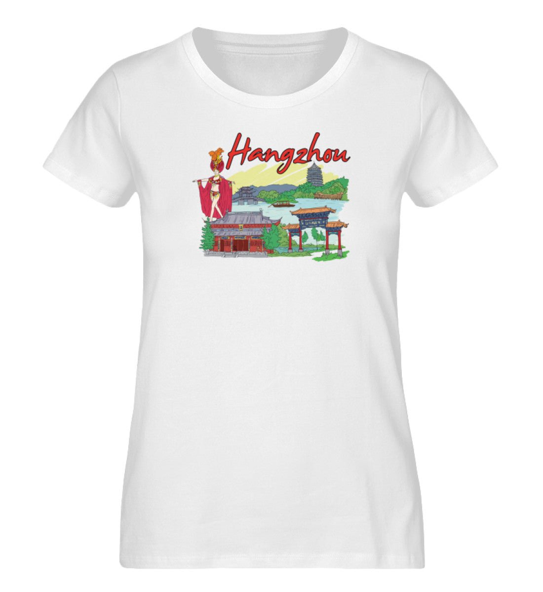 Hangzhou - Damen Premium Organic Shirt - AQ.Vogue