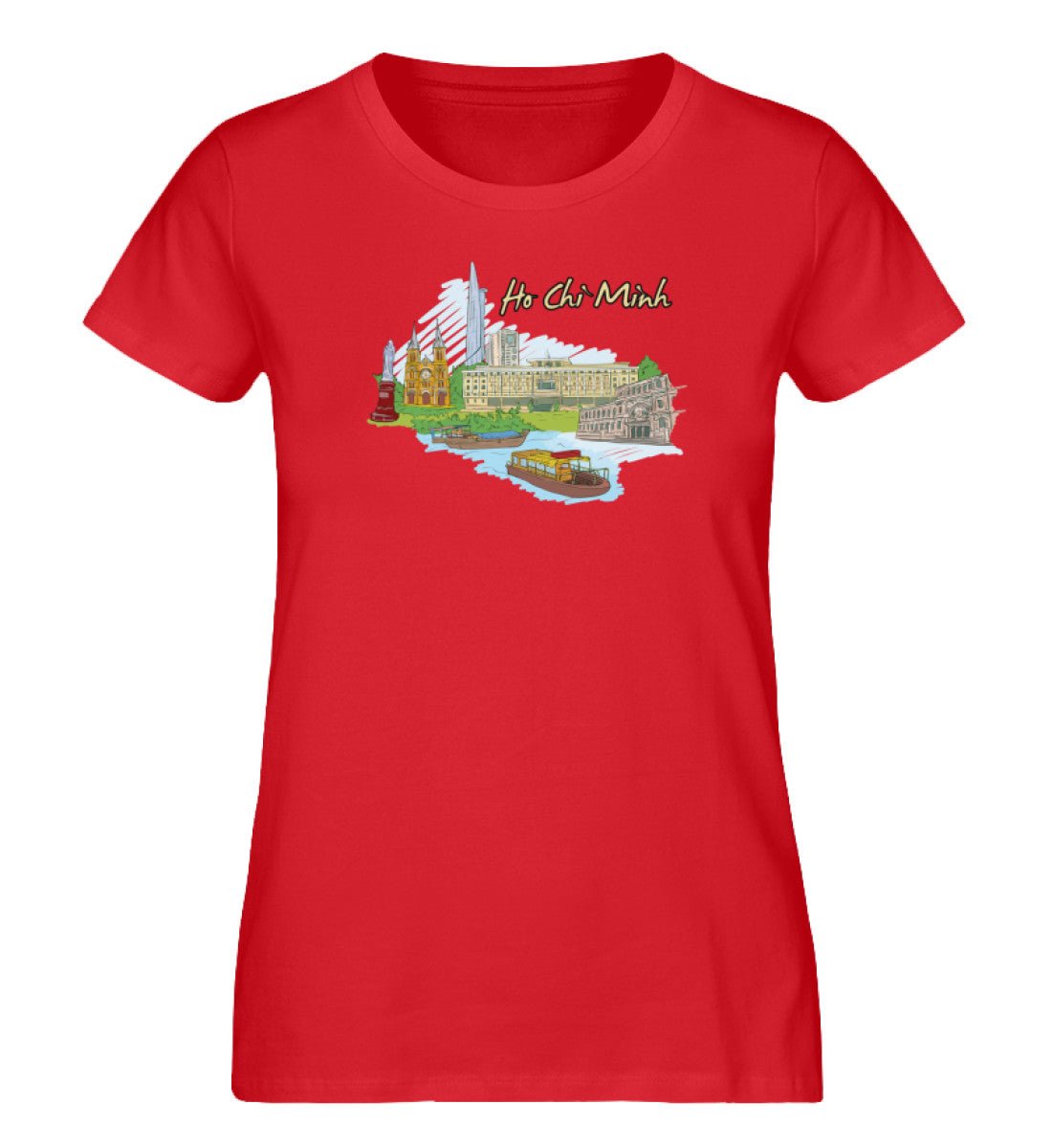 Ho Chi Minh - Damen Premium Organic Shirt - AQ.Vogue