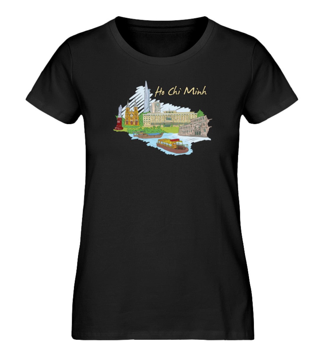 Ho Chi Minh - Damen Premium Organic Shirt - AQ.Vogue
