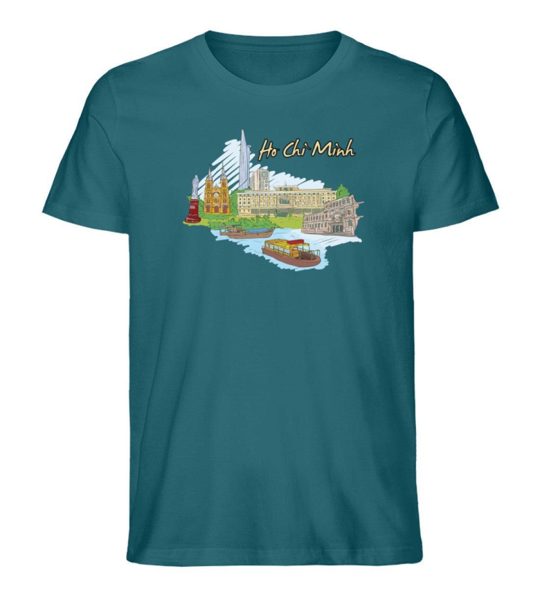 Ho Chi Minh - Herren Premium Organic Shirt - AQ.Vogue