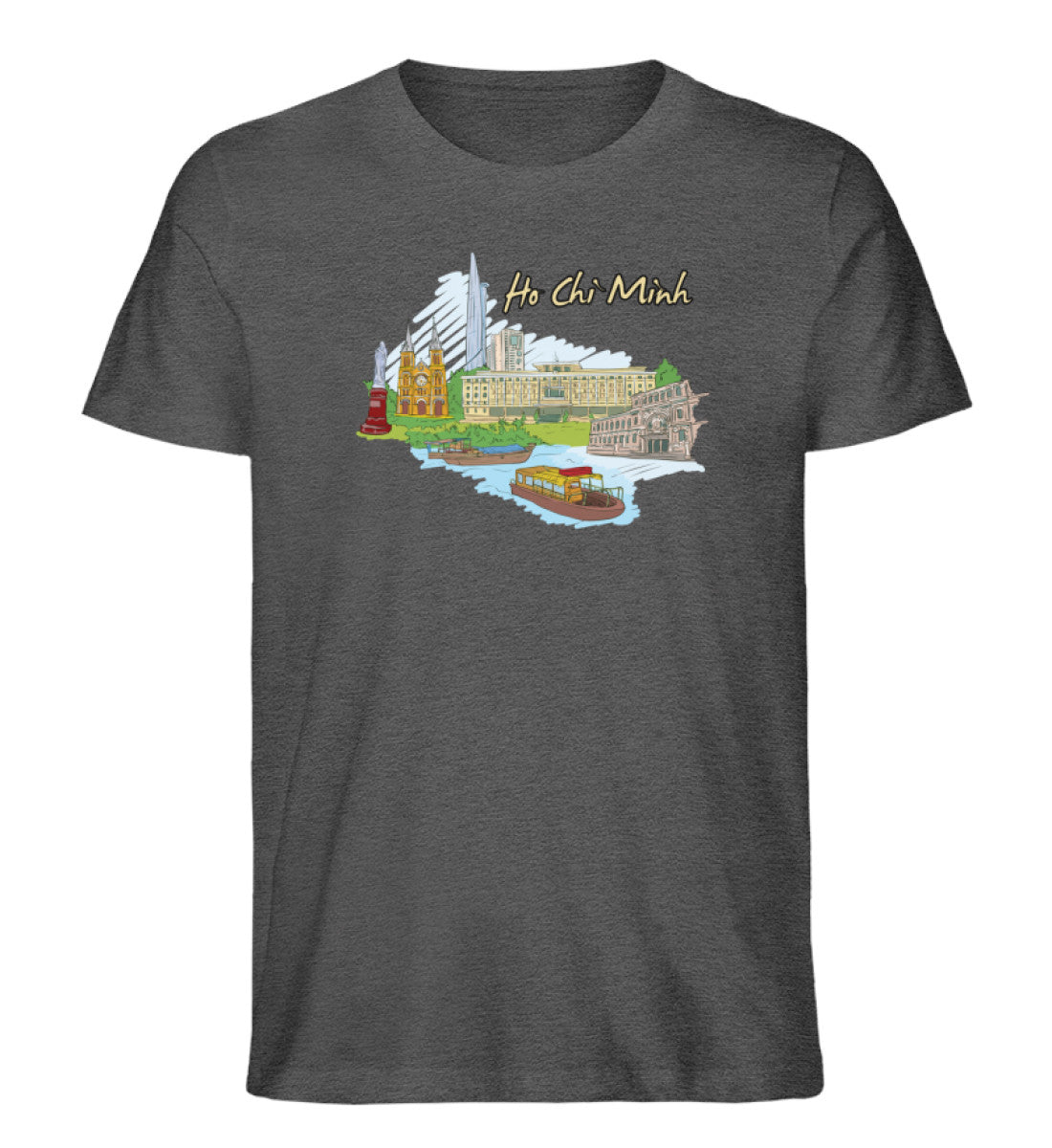 Ho Chi Minh - Herren Premium Organic Shirt - AQ.Vogue