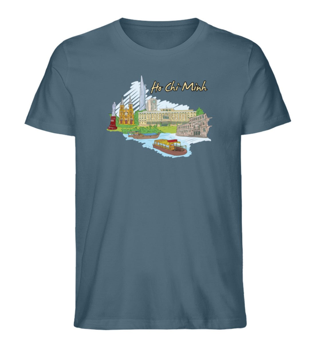 Ho Chi Minh - Herren Premium Organic Shirt - AQ.Vogue