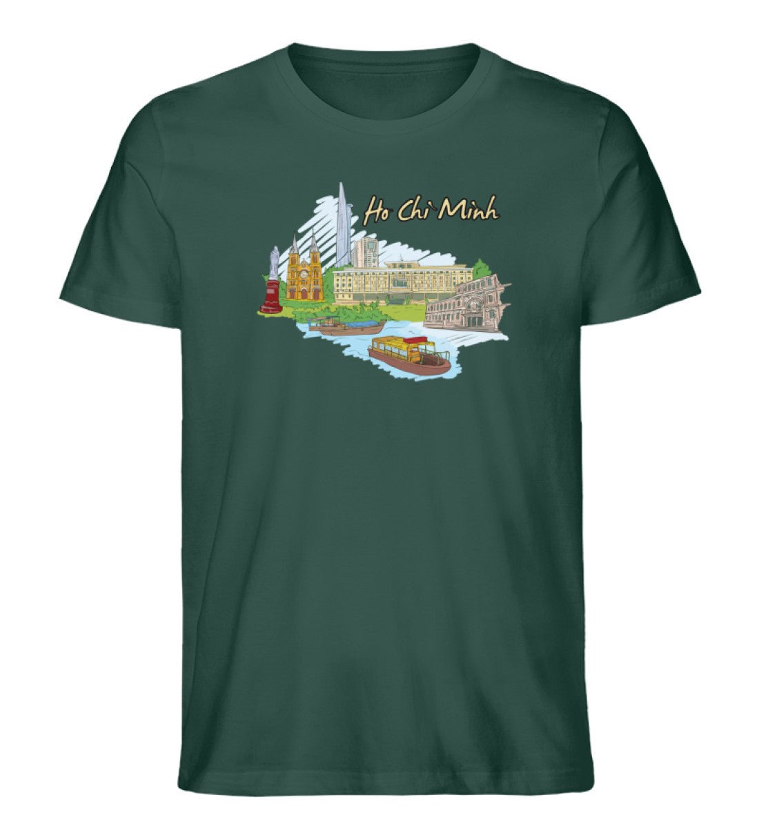 Ho Chi Minh - Herren Premium Organic Shirt - AQ.Vogue