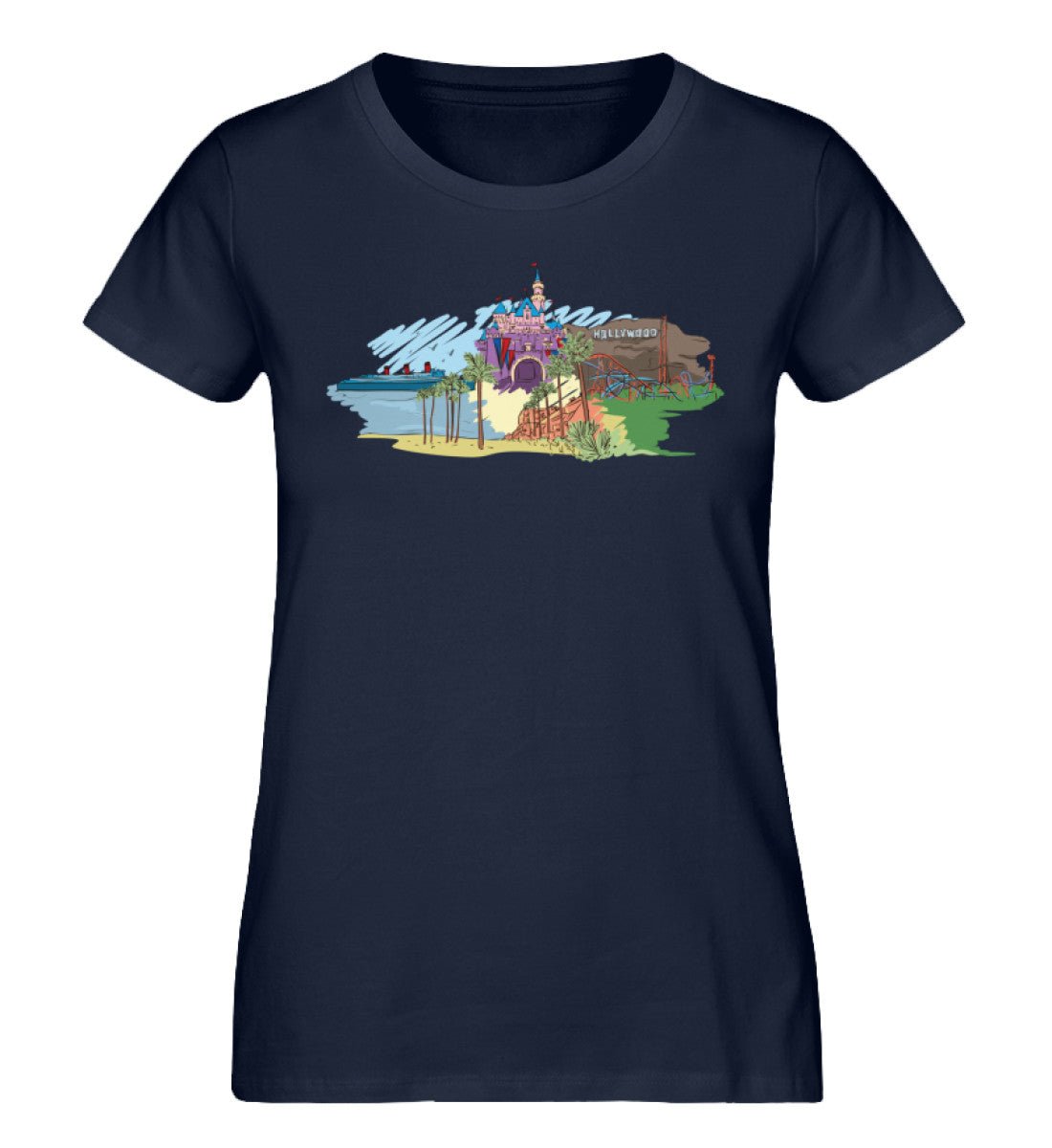 Hollywood - Damen Premium Organic Shirt - AQ.Vogue