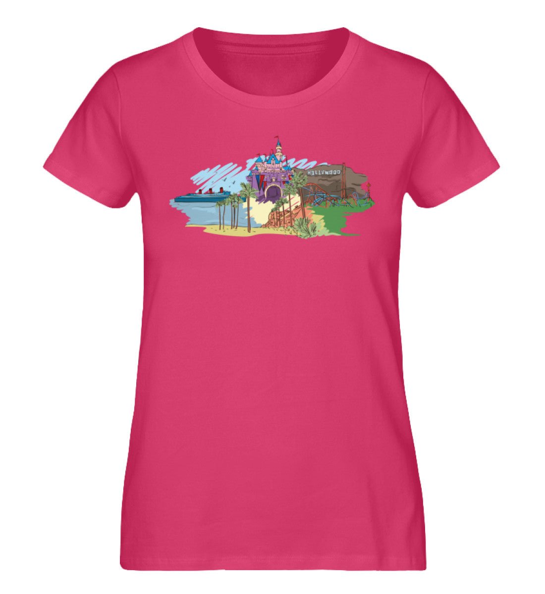 Hollywood - Damen Premium Organic Shirt - AQ.Vogue