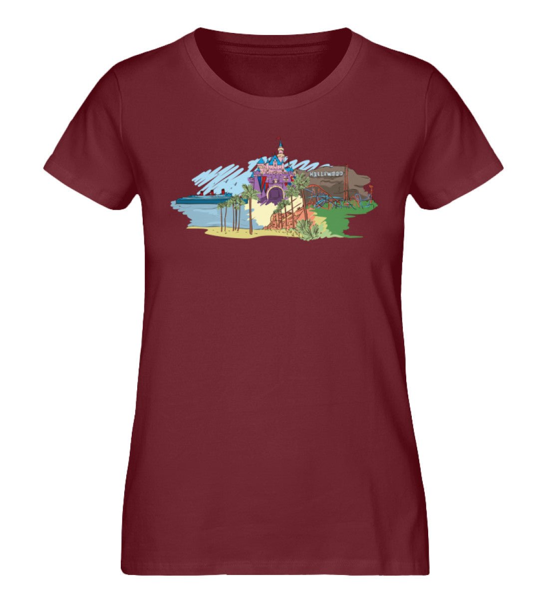 Hollywood - Damen Premium Organic Shirt - AQ.Vogue