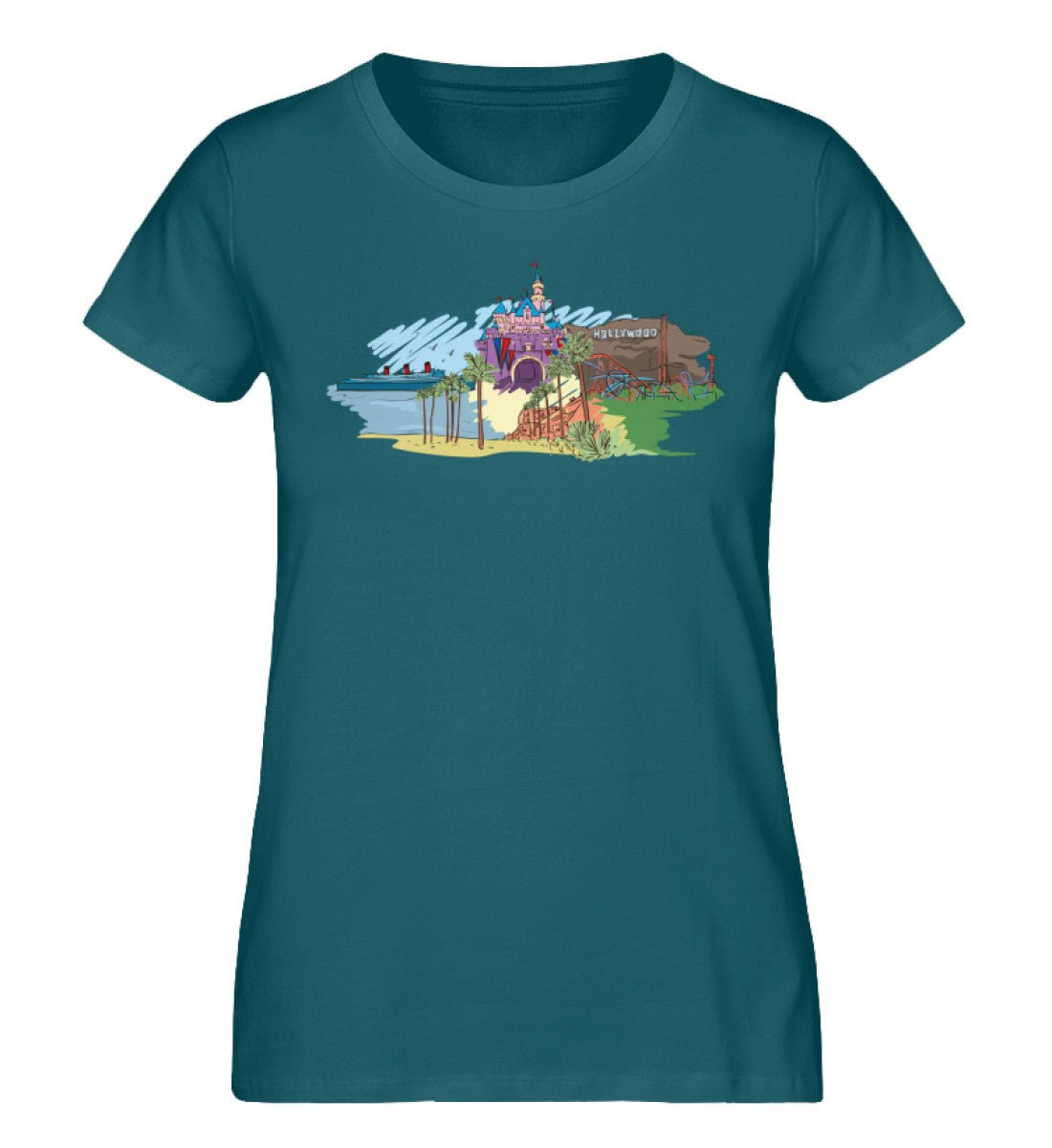 Hollywood - Damen Premium Organic Shirt - AQ.Vogue