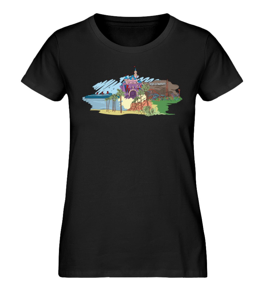 Hollywood - Damen Premium Organic Shirt - AQ.Vogue