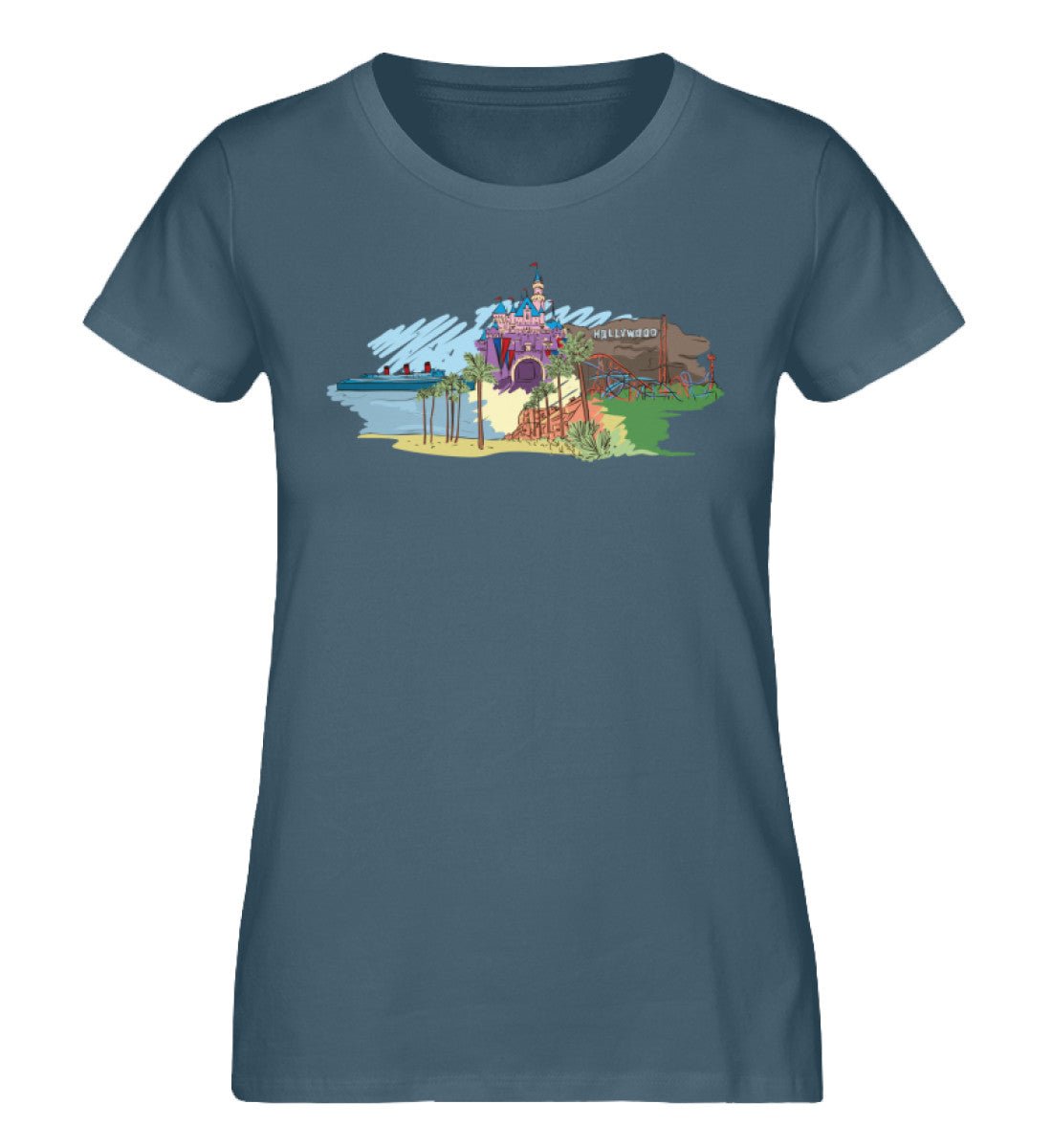 Hollywood - Damen Premium Organic Shirt - AQ.Vogue