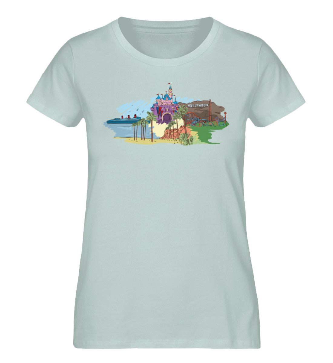 Hollywood - Damen Premium Organic Shirt - AQ.Vogue