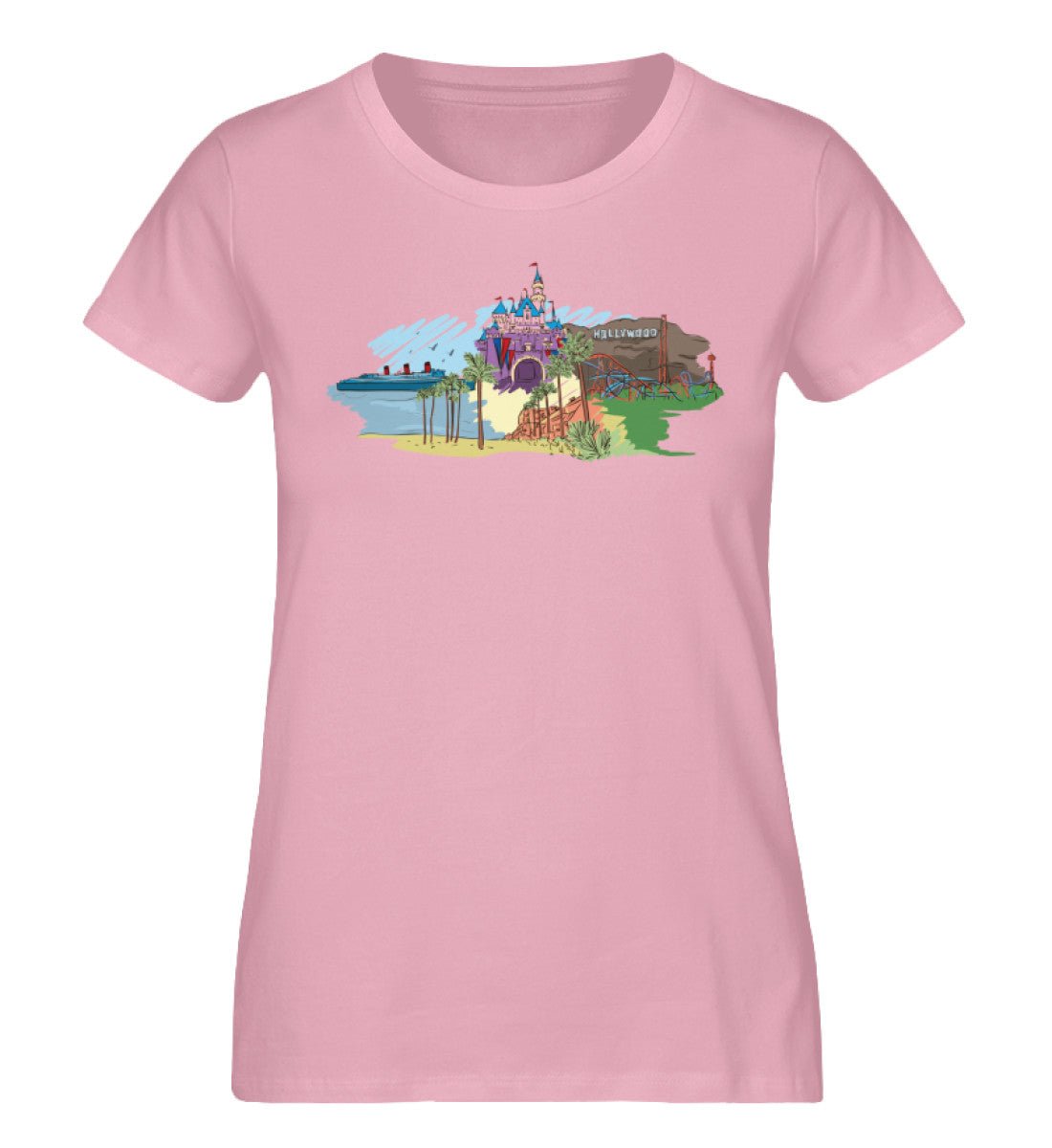 Hollywood - Damen Premium Organic Shirt - AQ.Vogue