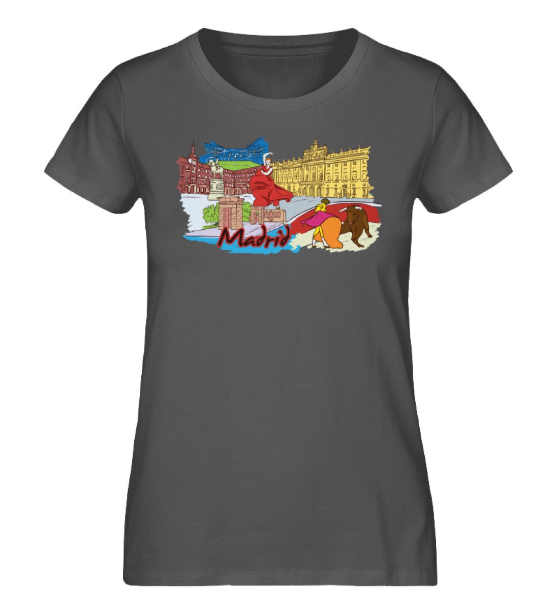 Madrid - Damen Premium Organic Shirt - AQ.Vogue