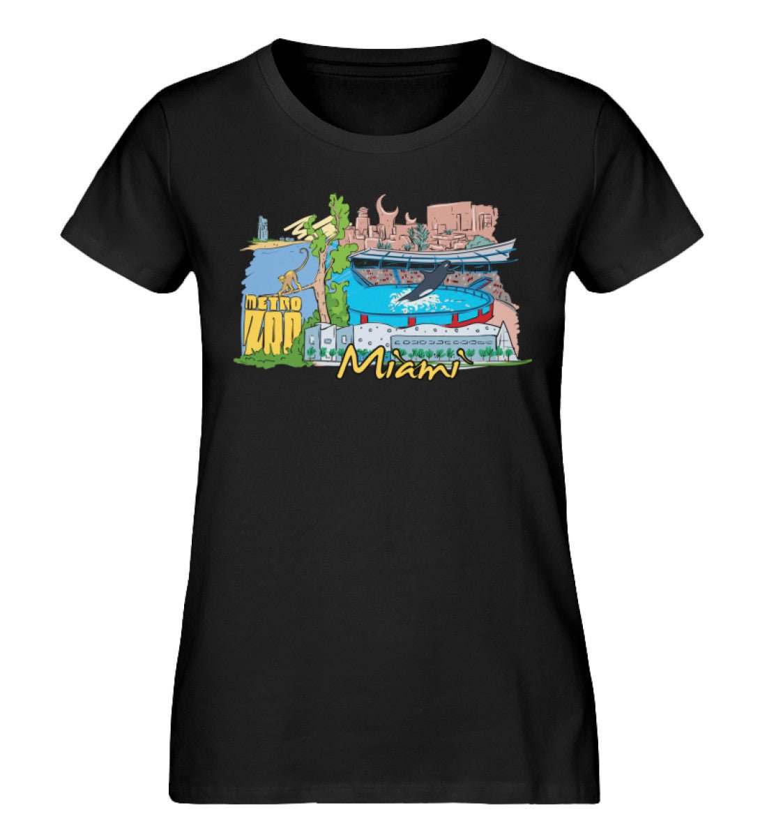Miami - Damen Premium Organic Shirt - AQ.Vogue