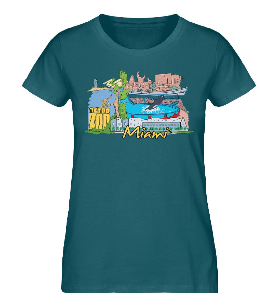 Miami - Damen Premium Organic Shirt - AQ.Vogue