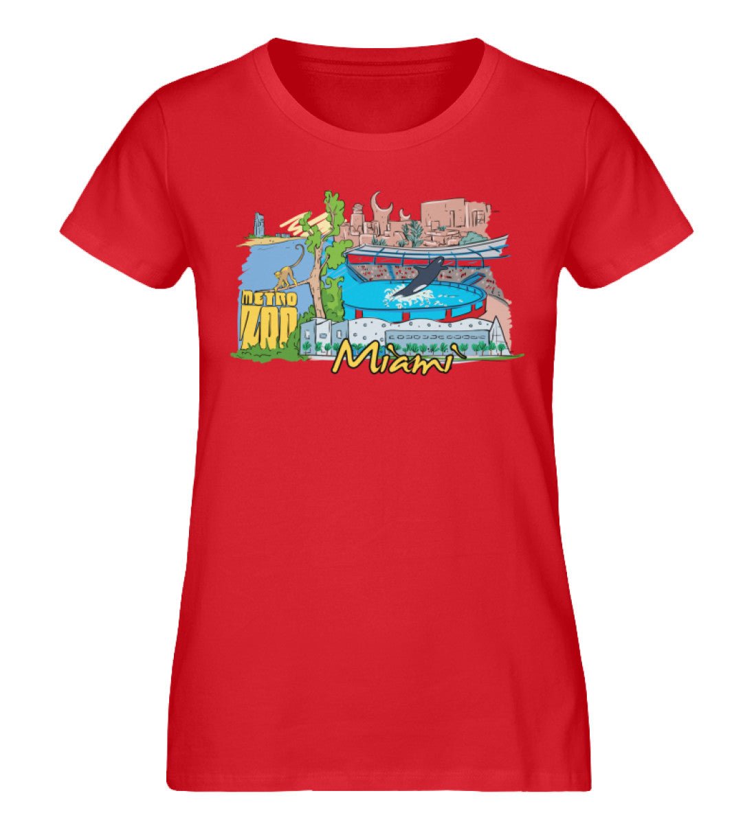 Miami - Damen Premium Organic Shirt - AQ.Vogue