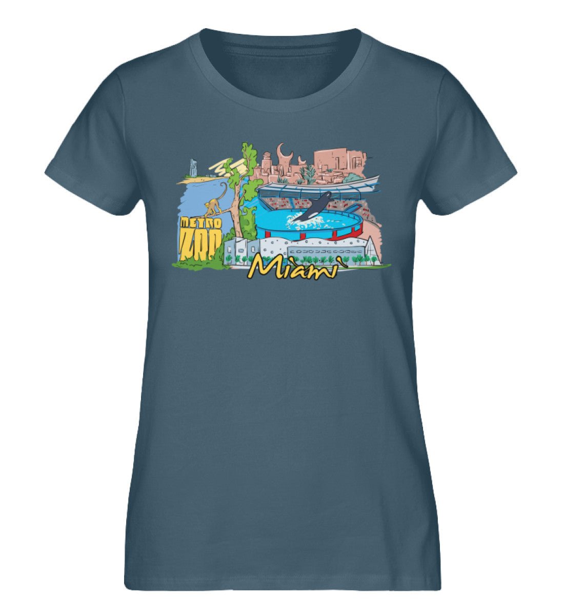 Miami - Damen Premium Organic Shirt - AQ.Vogue