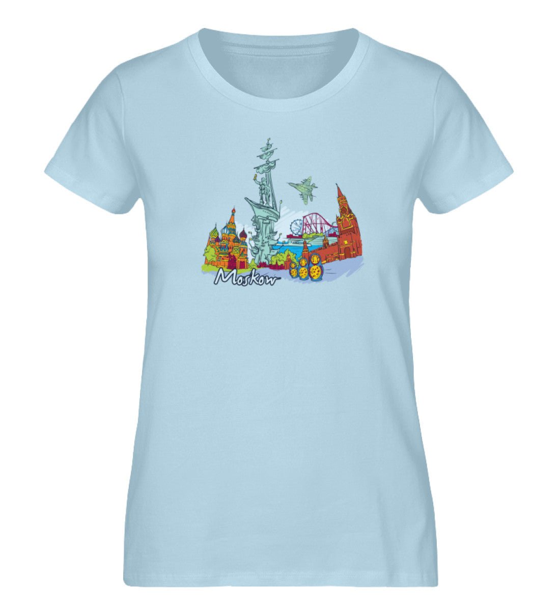 Moskau - Damen Premium Organic Shirt - AQ.Vogue