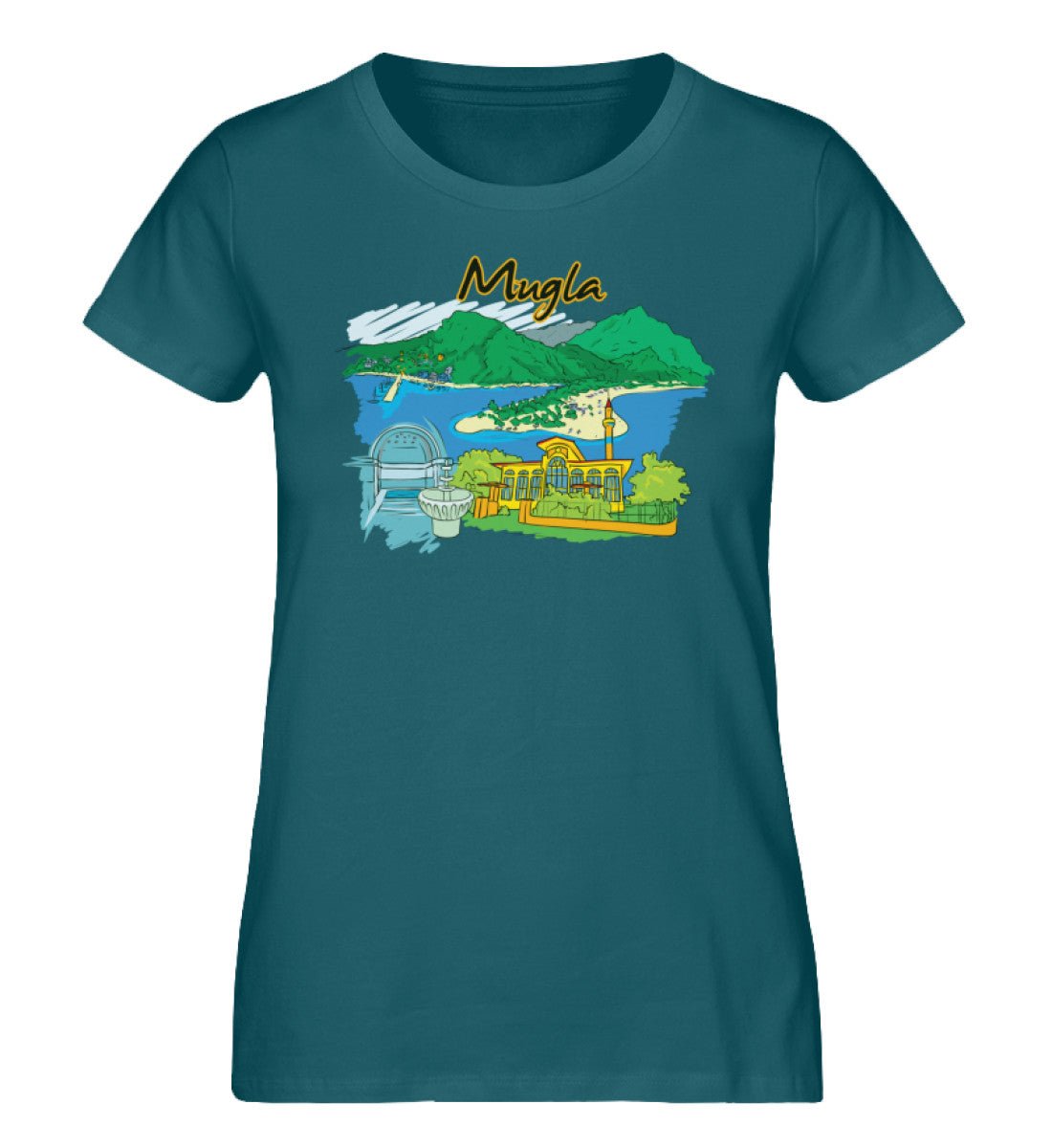 Mugla - Damen Premium Organic Shirt - AQ.Vogue