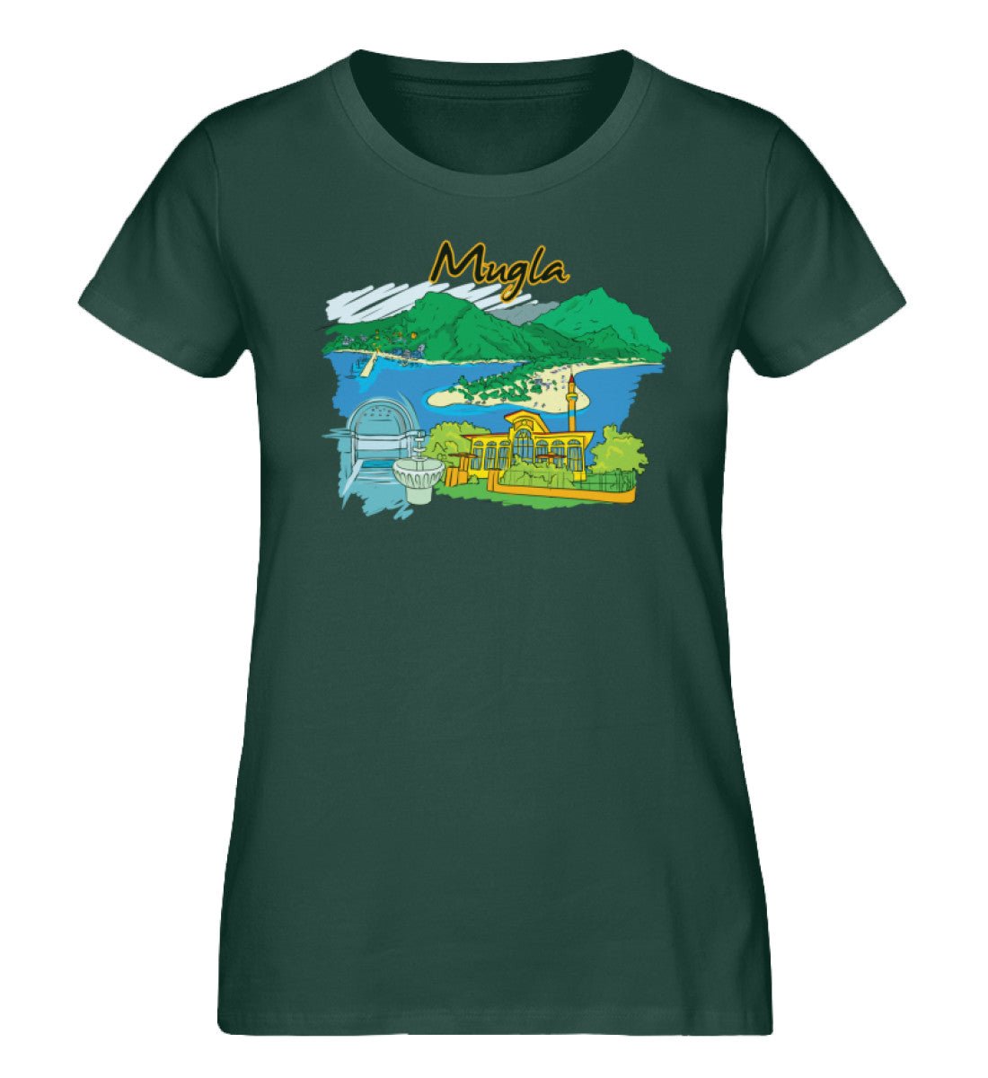 Mugla - Damen Premium Organic Shirt - AQ.Vogue