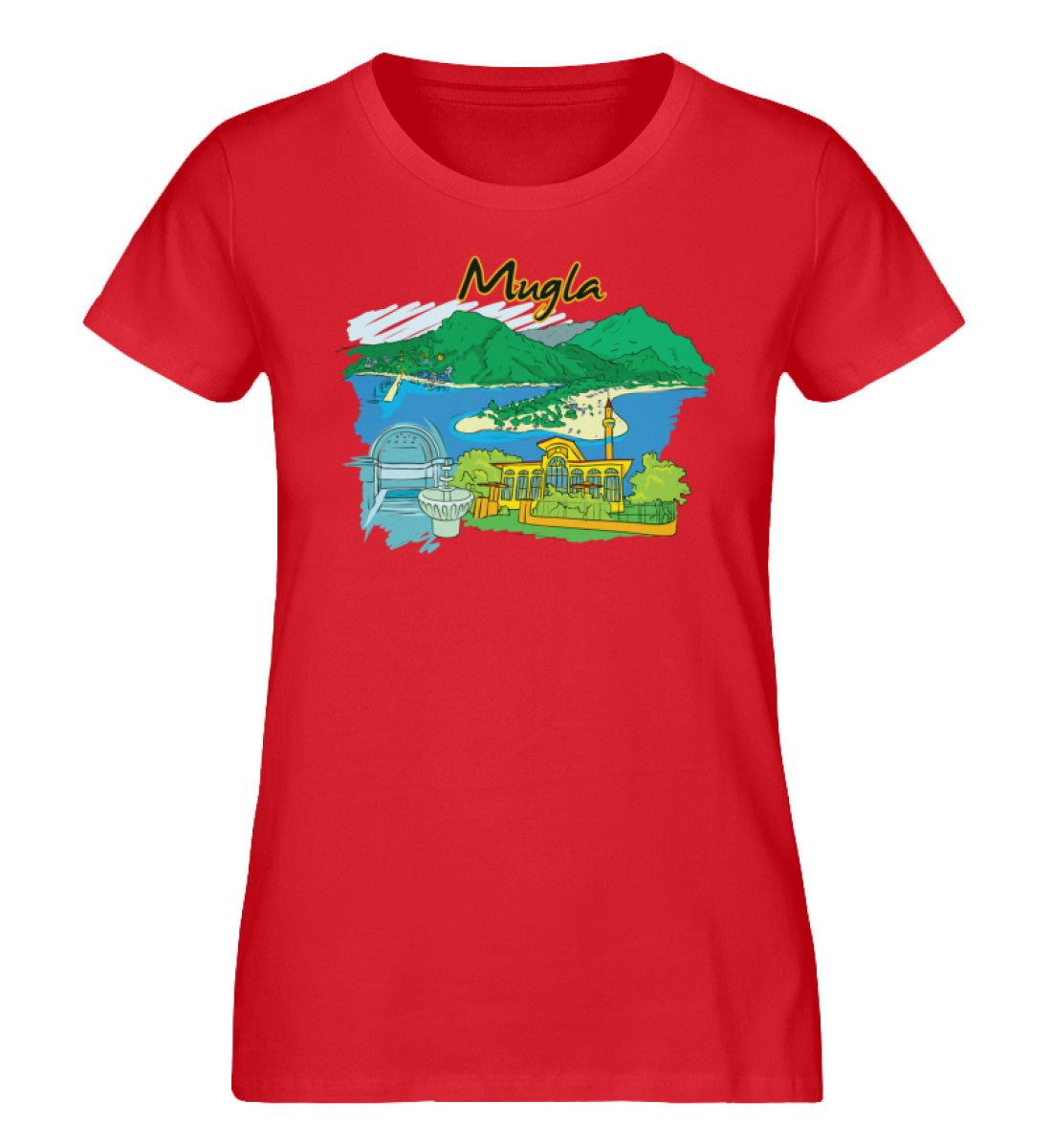 Mugla - Damen Premium Organic Shirt - AQ.Vogue