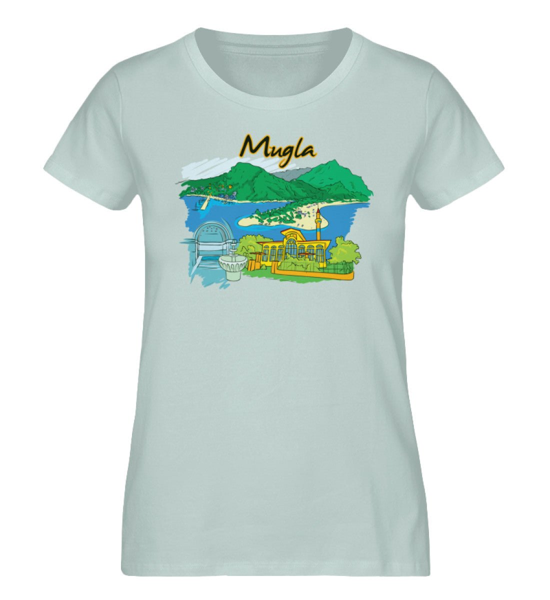 Mugla - Damen Premium Organic Shirt - AQ.Vogue