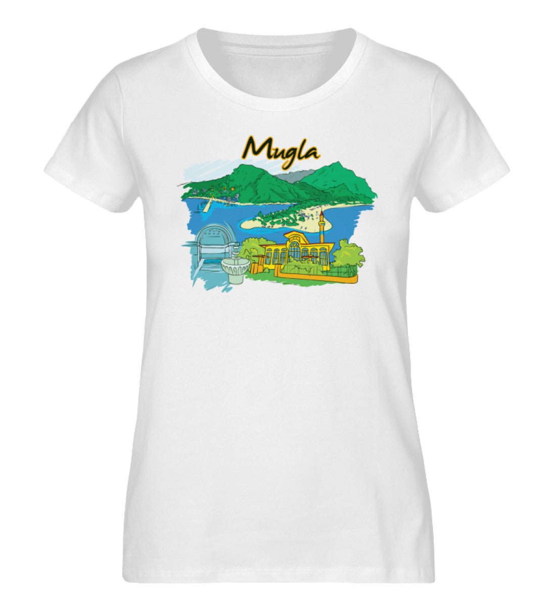 Mugla - Damen Premium Organic Shirt - AQ.Vogue