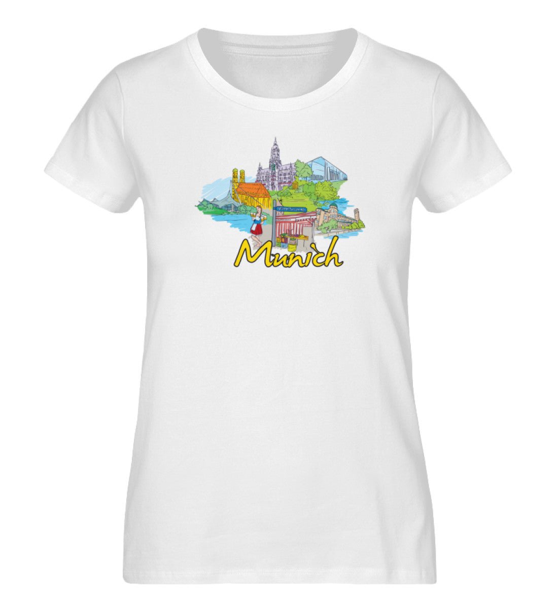 München - Damen Premium Organic Shirt - AQ.Vogue