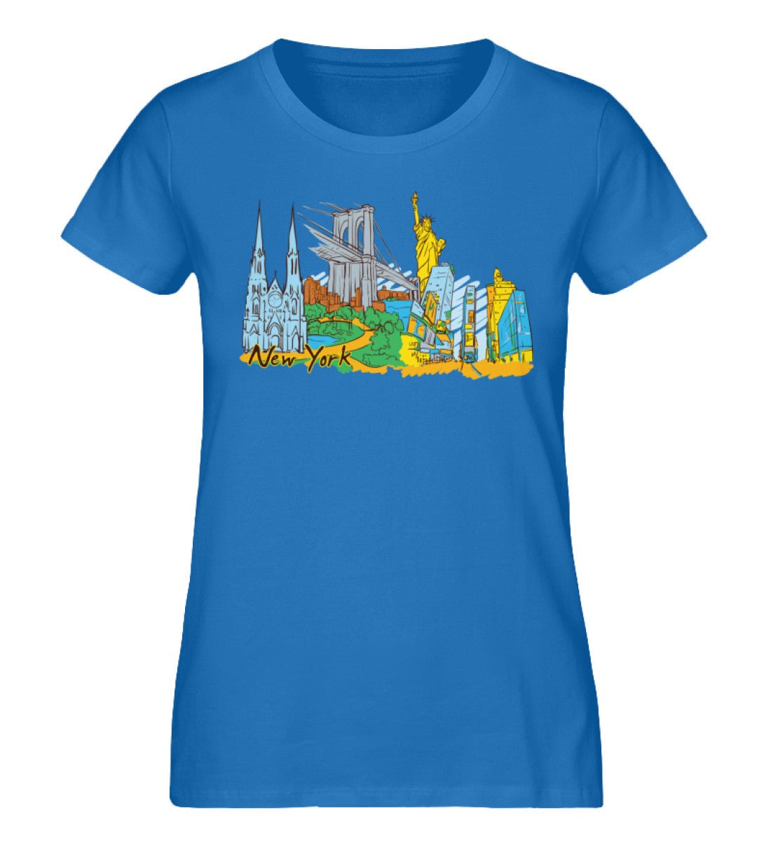 New York - Damen Premium Organic Shirt - AQ.Vogue