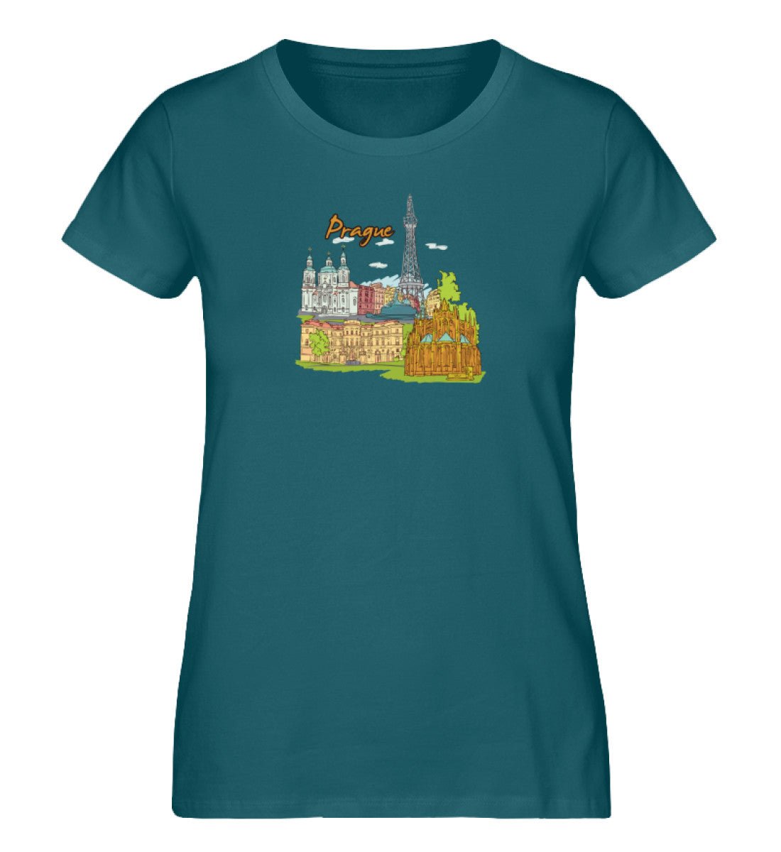 Prag - Damen Premium Organic Shirt - AQ.Vogue