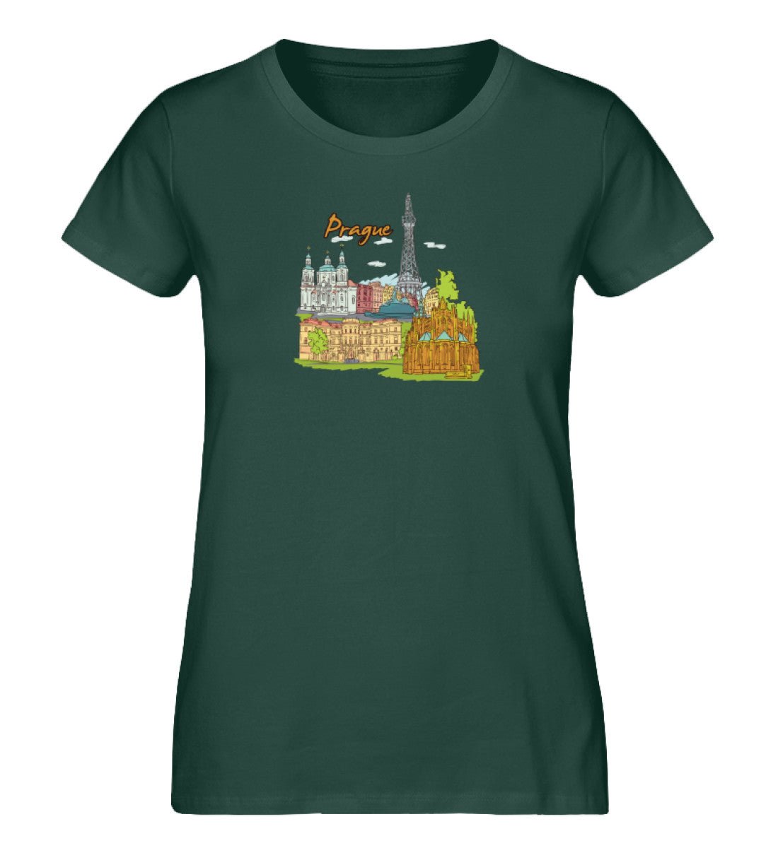 Prag - Damen Premium Organic Shirt - AQ.Vogue