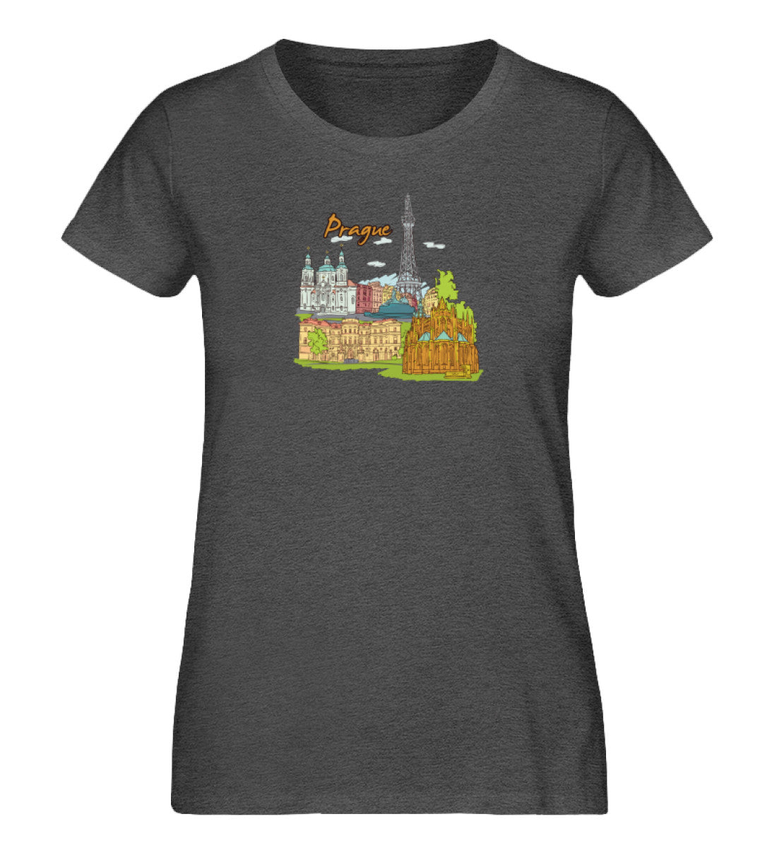 Prag - Damen Premium Organic Shirt - AQ.Vogue