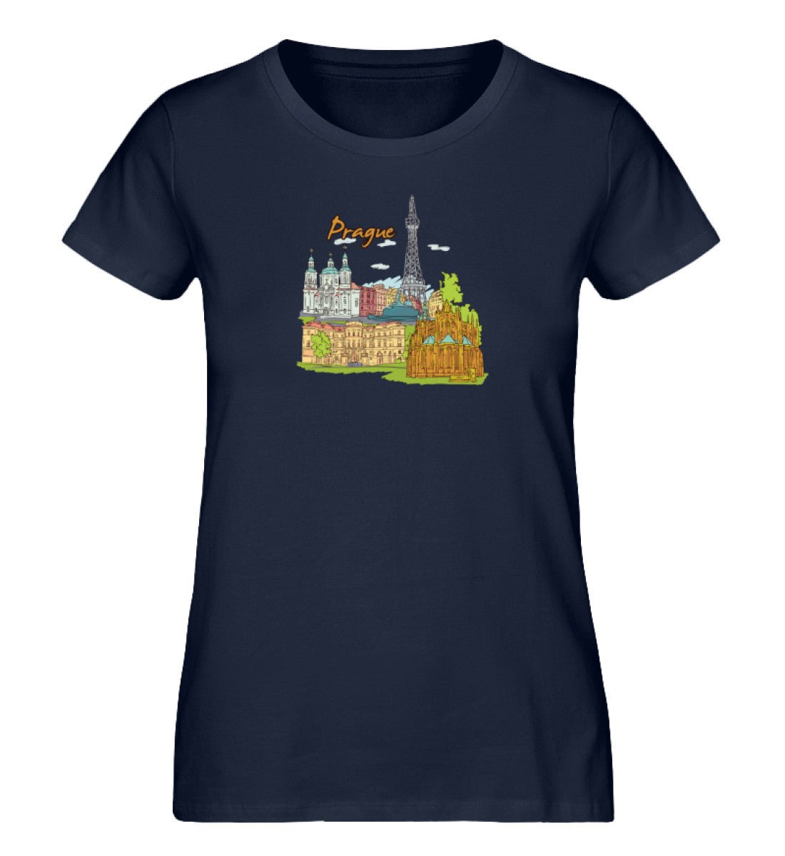 Prag - Damen Premium Organic Shirt - AQ.Vogue
