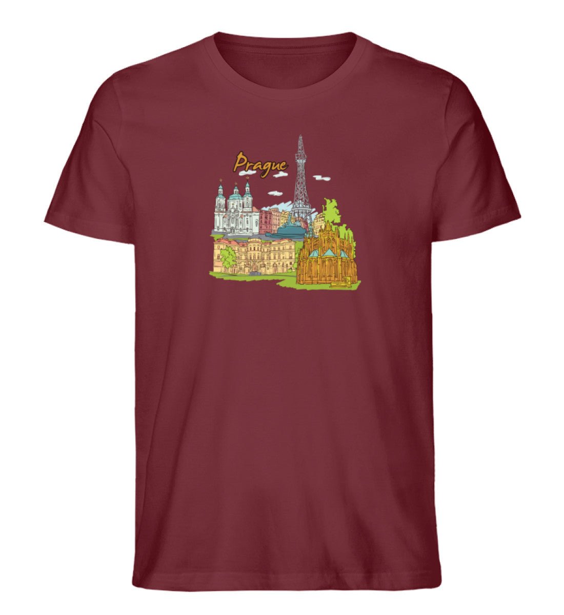 Prag - Herren Premium Organic Shirt - AQ.Vogue