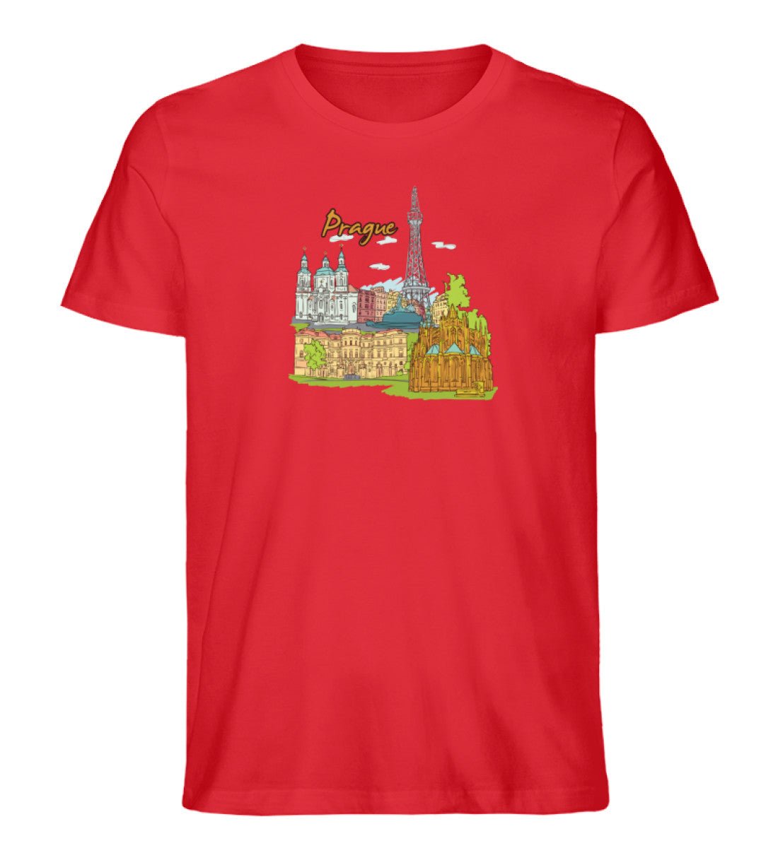 Prag - Herren Premium Organic Shirt - AQ.Vogue